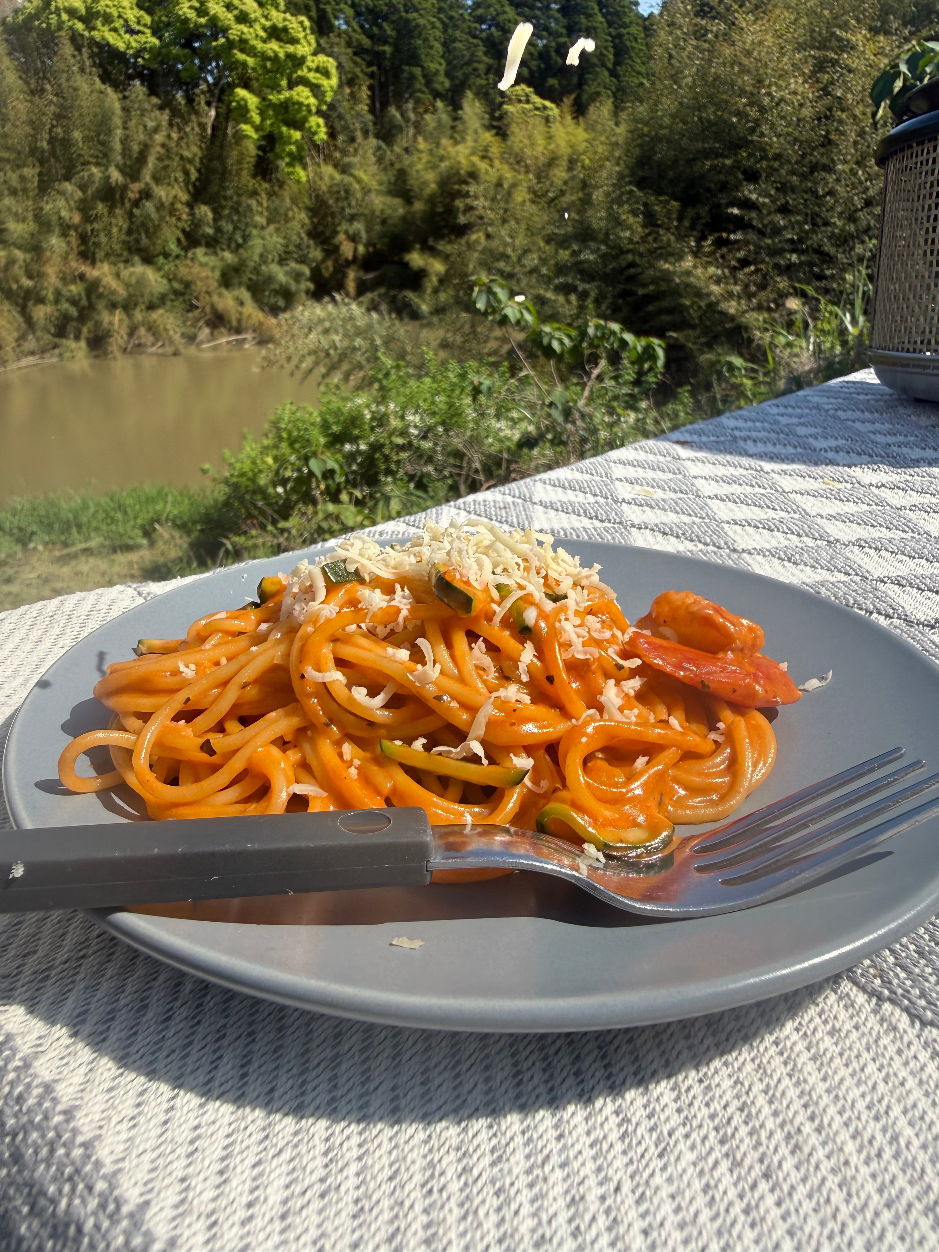 赤海老の濃厚クリームパスタ