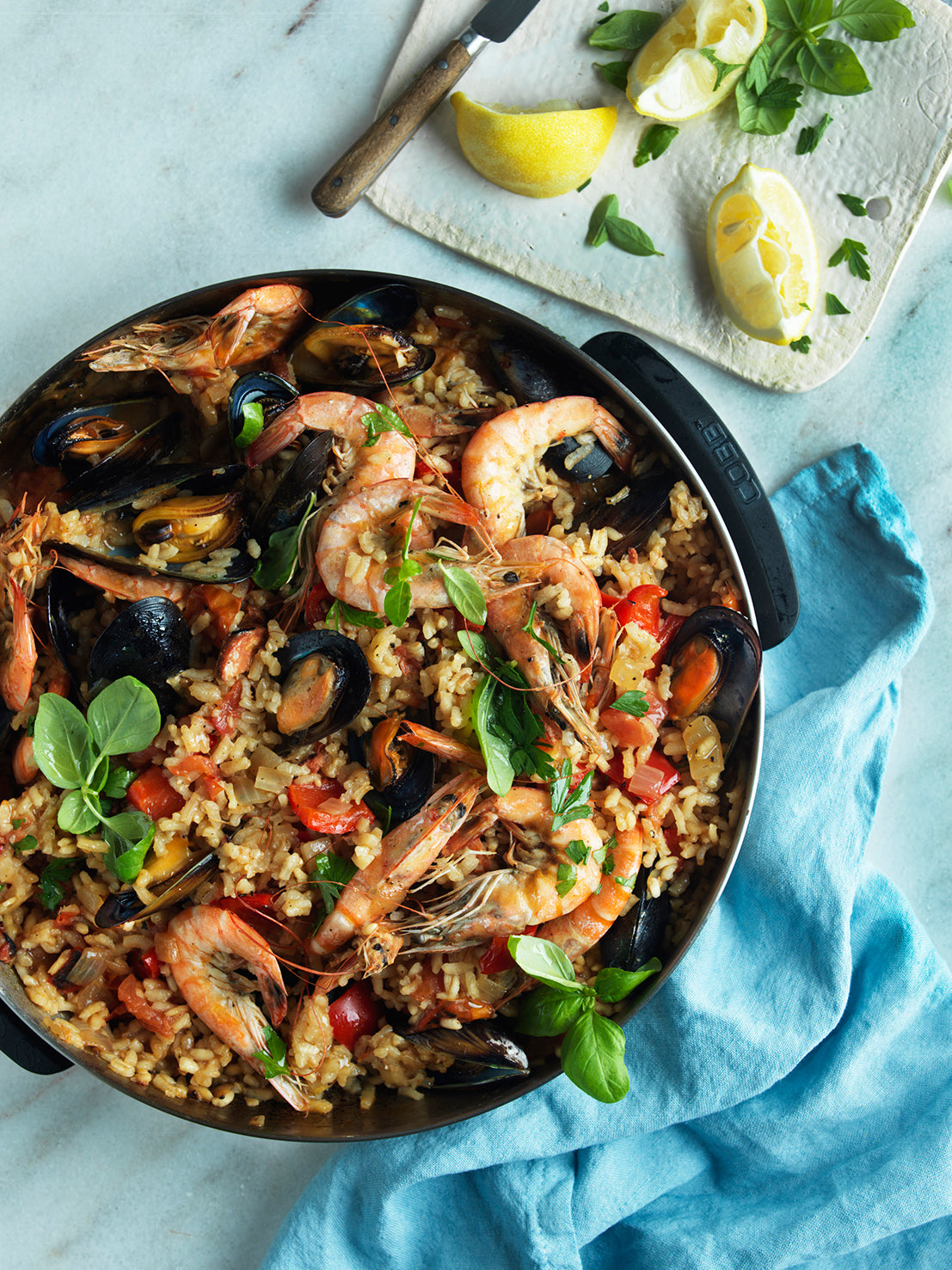 COBBグリル パエリア